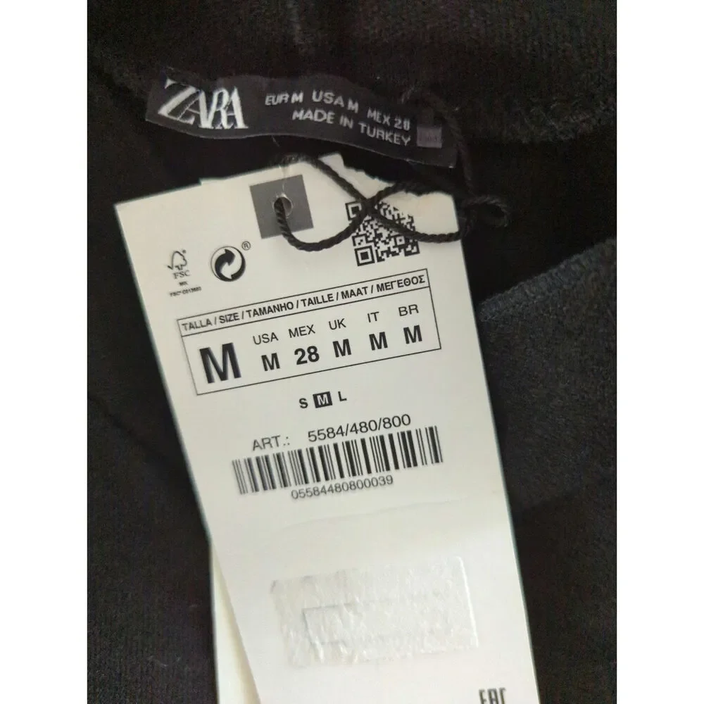 Zara black cut